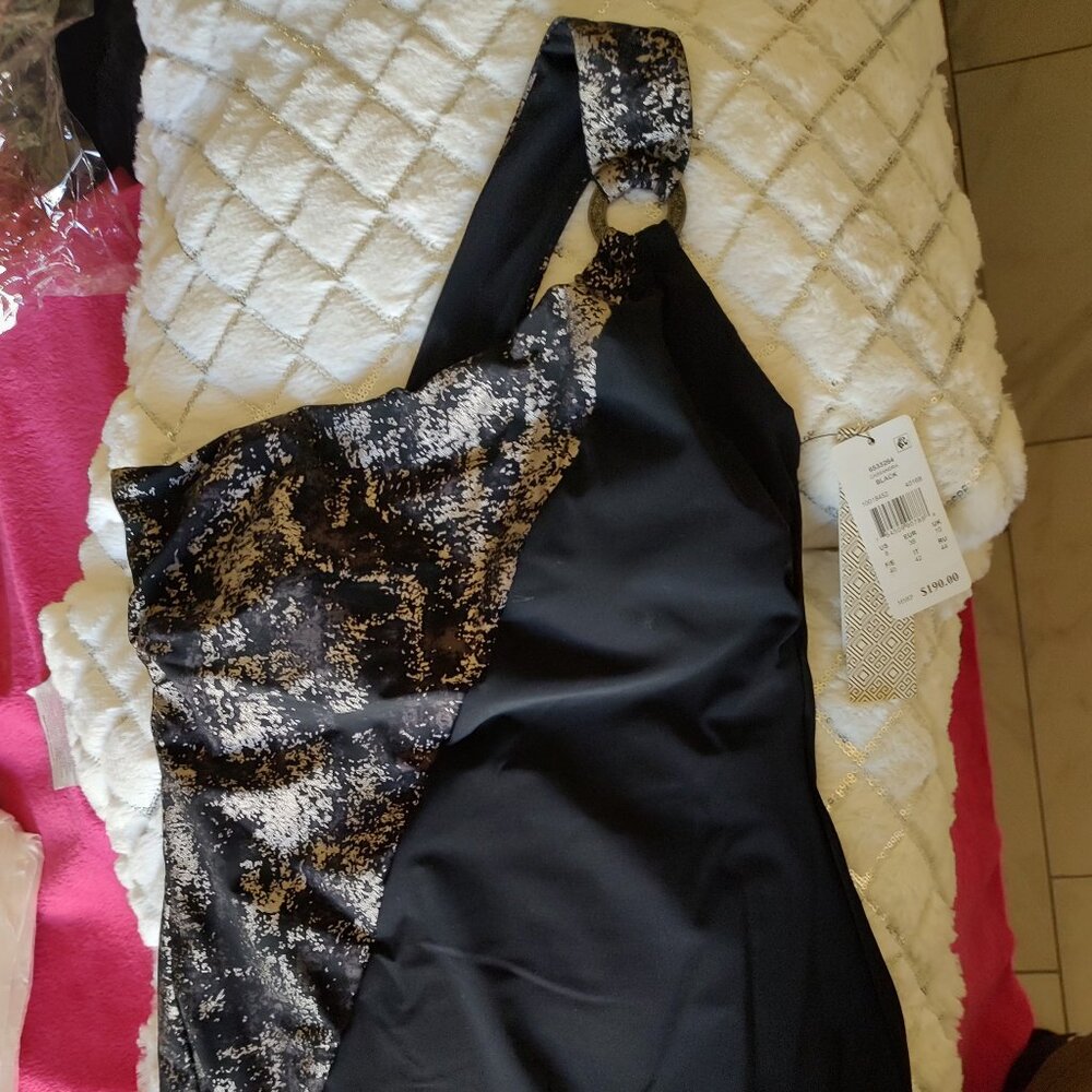 1-PC 'AMORESSA' BLACK SWIMSUIT